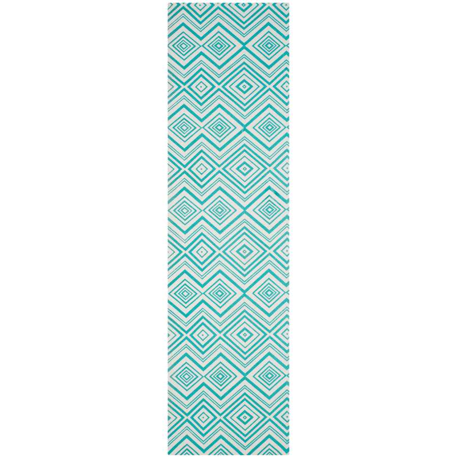 SAFAVIEH Cedar Brook CDR142A Ivory / Light Teal Rug Image 1