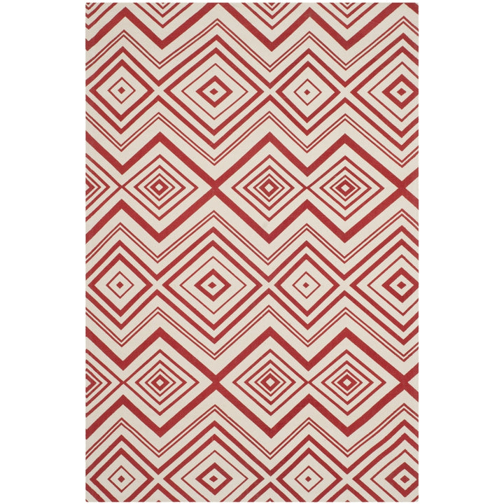 SAFAVIEH Cedar Brook CDR142C Handmade Ivory / Coral Rug Image 4