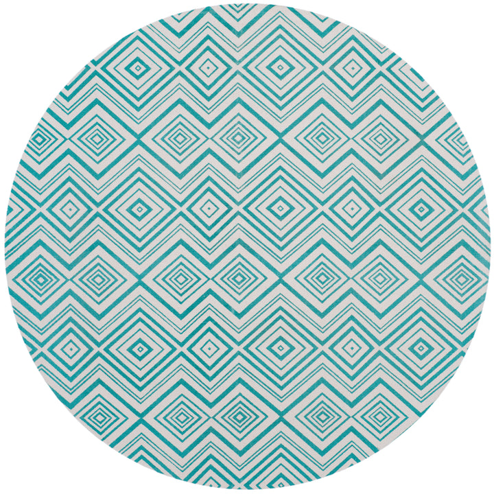 SAFAVIEH Cedar Brook CDR142A Ivory / Light Teal Rug Image 3