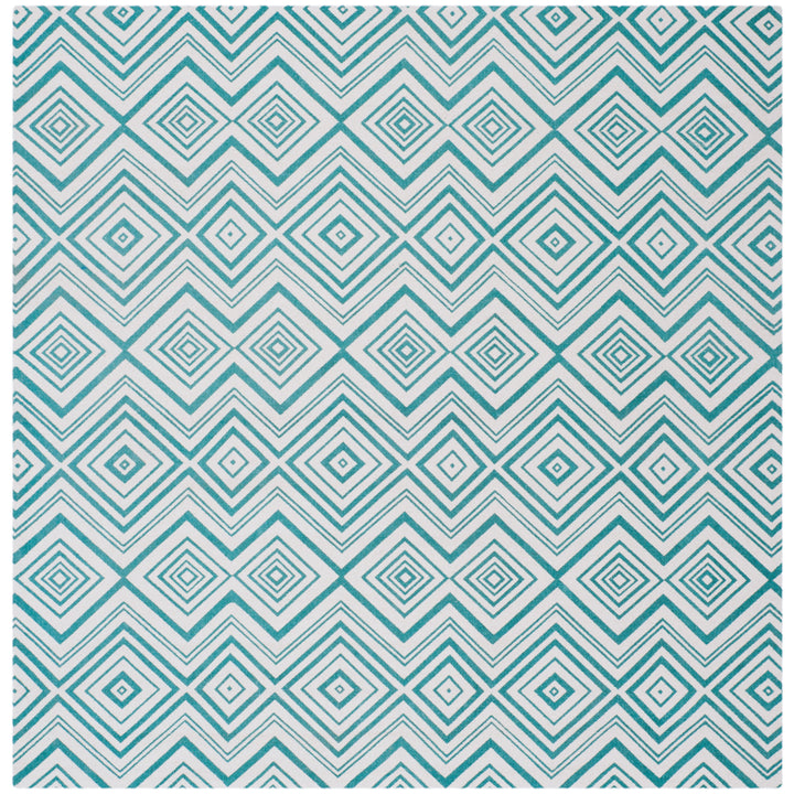 SAFAVIEH Cedar Brook CDR142A Ivory / Light Teal Rug Image 5