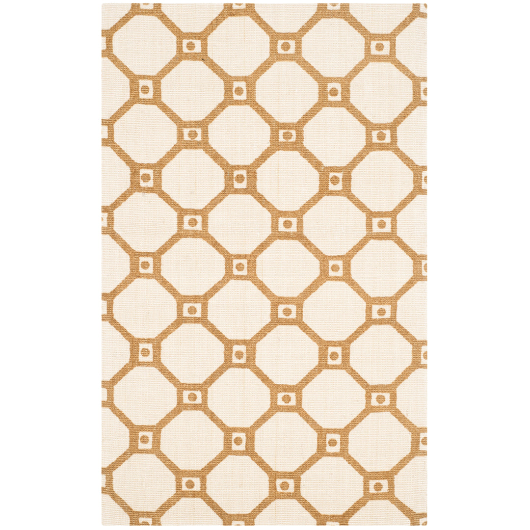 SAFAVIEH Cedar Brook CDR228A Handmade Ivory / Gold Rug Image 1