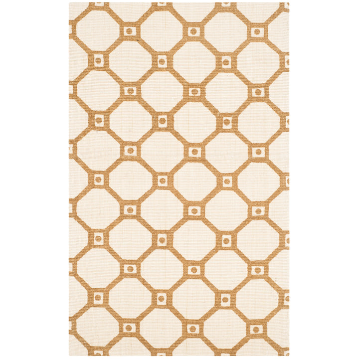 SAFAVIEH Cedar Brook CDR228A Handmade Ivory / Gold Rug Image 1