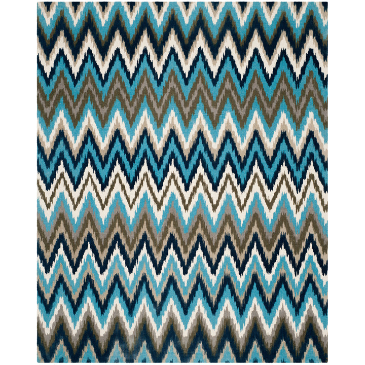 SAFAVIEH Cedar Brook CDR145C Handmade Teal / Blue Rug Image 9