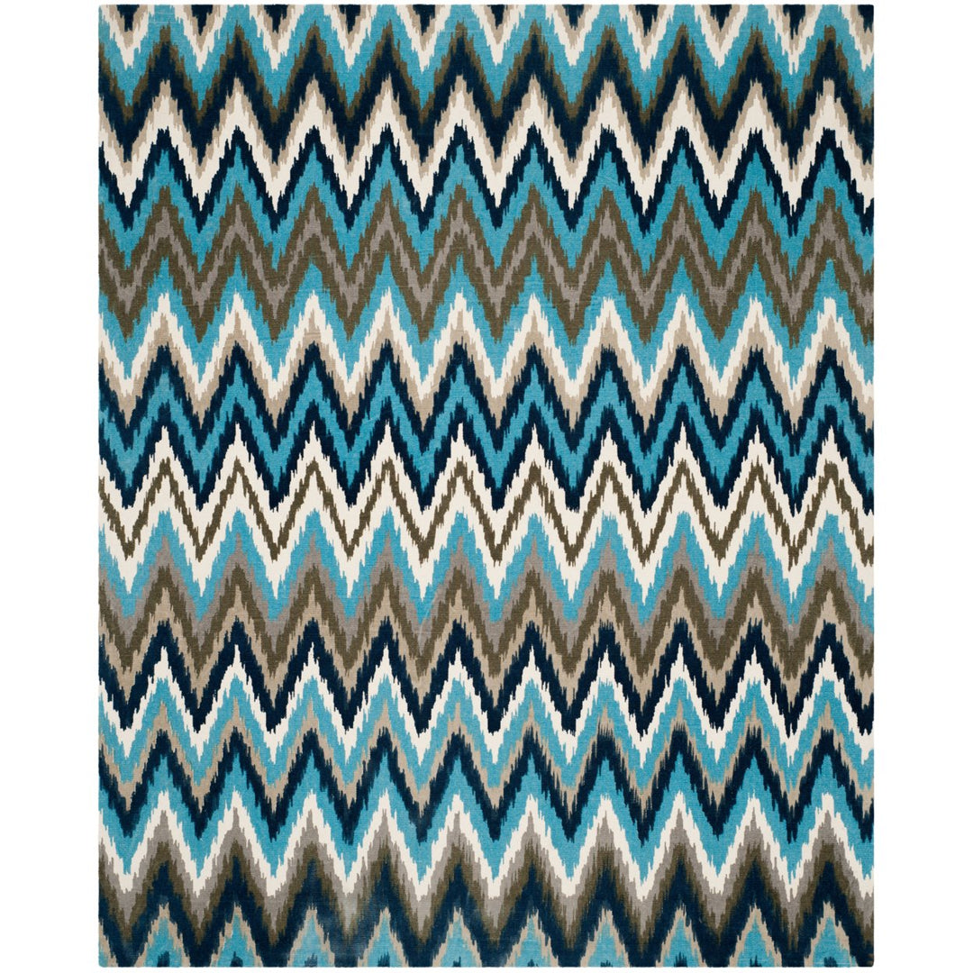 SAFAVIEH Cedar Brook CDR145C Handmade Teal / Blue Rug Image 1