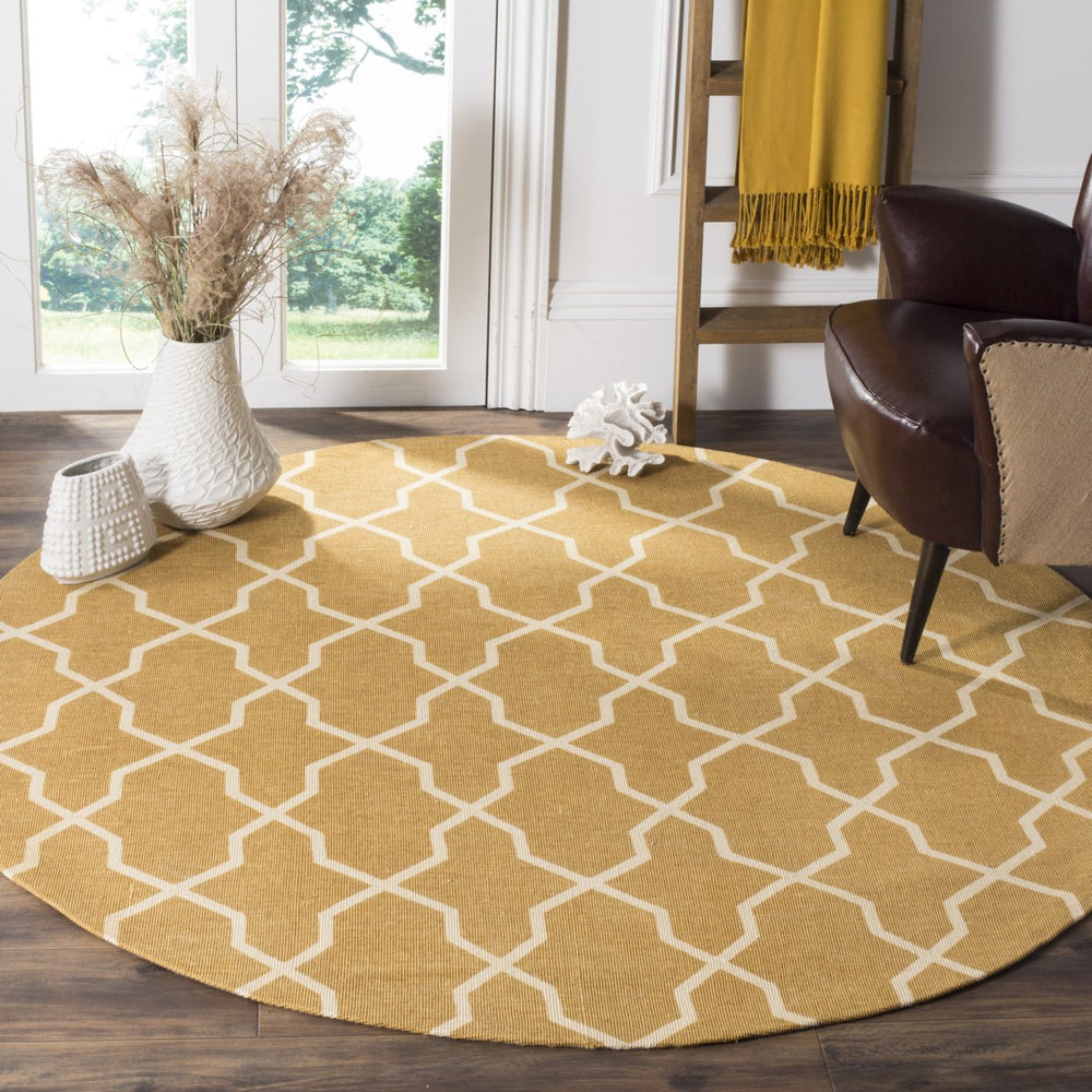 SAFAVIEH Cedar Brook CDR233B Handmade Yellow / Ivory Rug Image 2