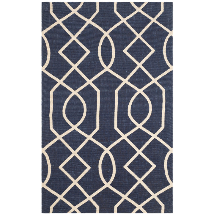 SAFAVIEH Cedar Brook CDR241G Handmade Navy / Ivory Rug Image 4