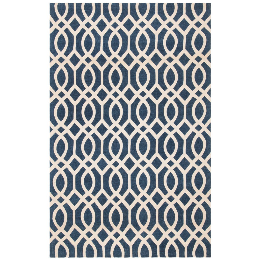 SAFAVIEH Cedar Brook CDR241G Handmade Navy / Ivory Rug Image 5