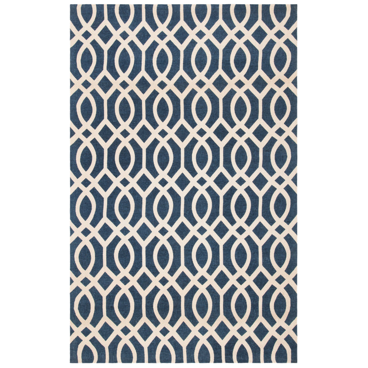 SAFAVIEH Cedar Brook CDR241G Handmade Navy / Ivory Rug Image 5