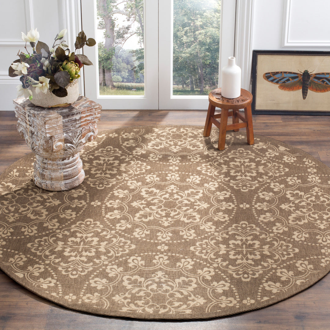 SAFAVIEH Cedar Brook CDR262E Handmade Taupe / Natural Rug Image 2