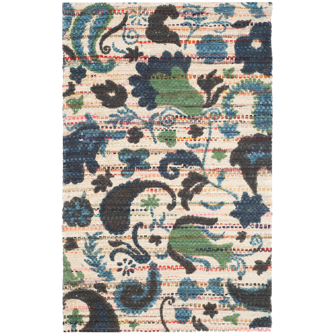 SAFAVIEH Cedar Brook CDR321A Handmade Blue / Multi Rug Image 2