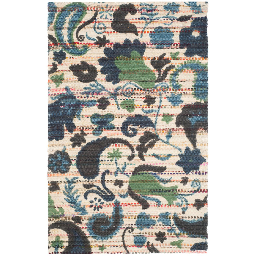 SAFAVIEH Cedar Brook CDR321A Handmade Blue / Multi Rug Image 1