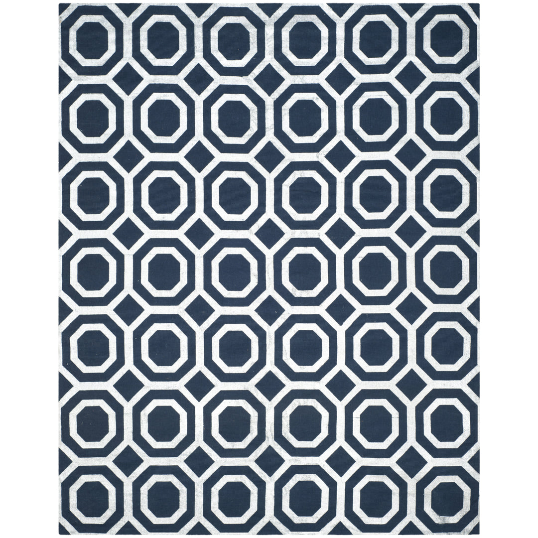 SAFAVIEH Cedar Brook CDR268M Handmade Navy / Silver Rug Image 5