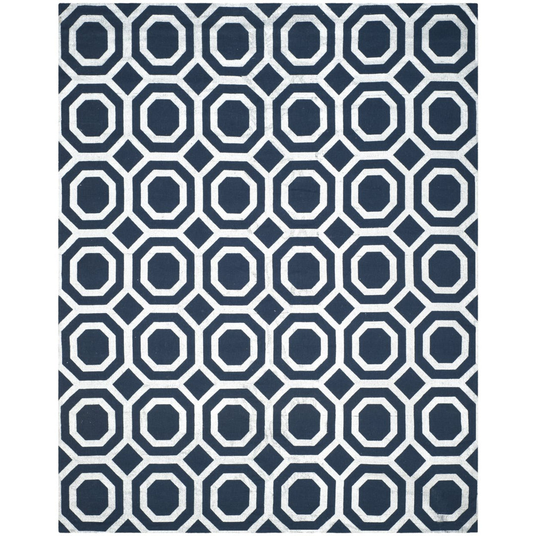 SAFAVIEH Cedar Brook CDR268M Handmade Navy / Silver Rug Image 1