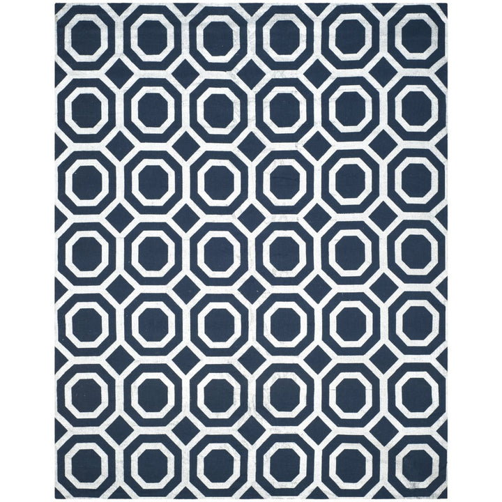 SAFAVIEH Cedar Brook CDR268M Handmade Navy / Silver Rug Image 1