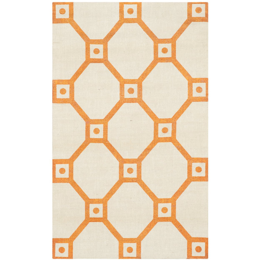 SAFAVIEH Cedar Brook CDR269N Handmade Ivory / Orange Rug Image 1