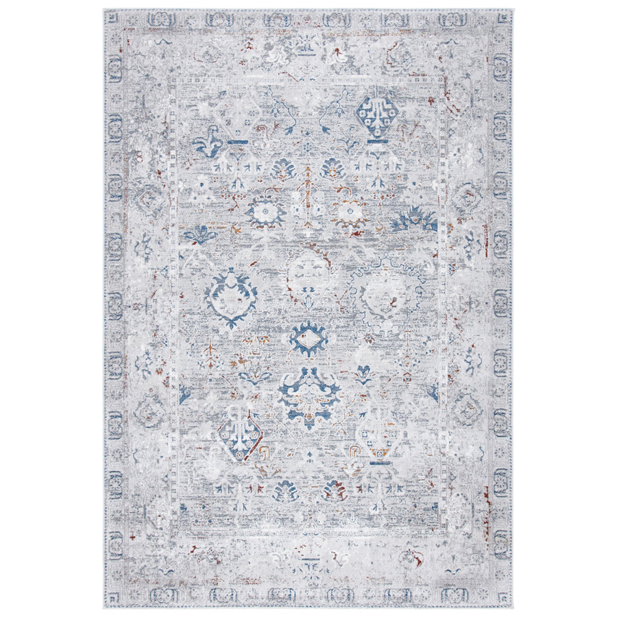 SAFAVIEH Craft Collection CFT927F Grey / Blue Rug Image 1