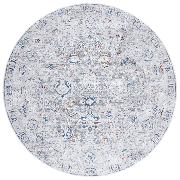 SAFAVIEH Craft Collection CFT927F Grey / Blue Rug Image 4