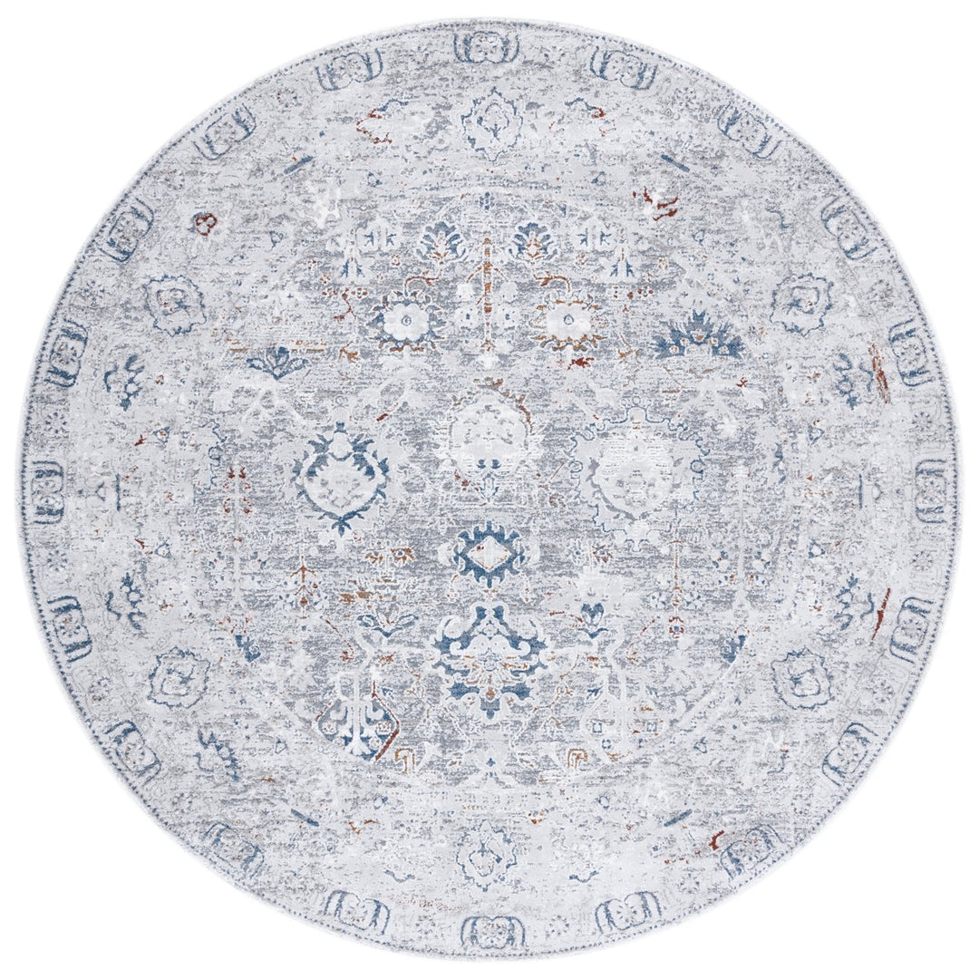 SAFAVIEH Craft Collection CFT927F Grey / Blue Rug Image 1