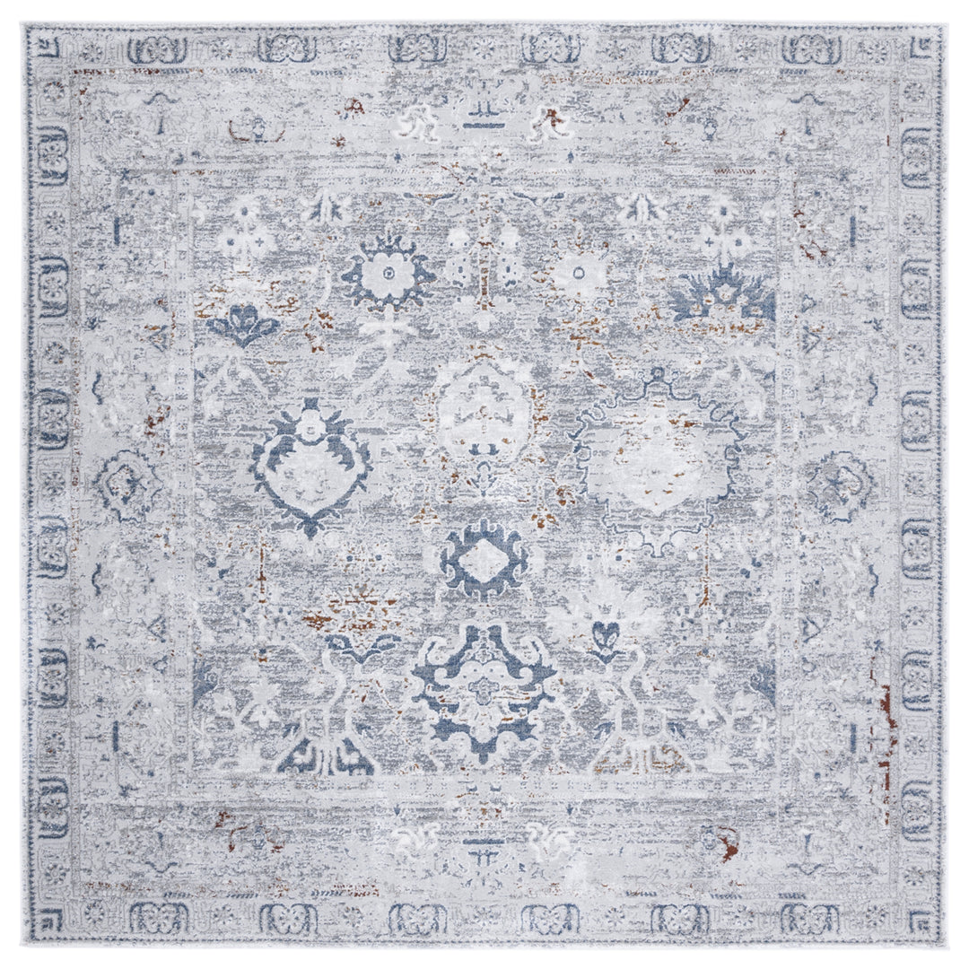 SAFAVIEH Craft Collection CFT927F Grey / Blue Rug Image 6