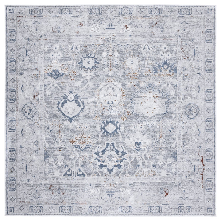 SAFAVIEH Craft Collection CFT927F Grey / Blue Rug Image 1