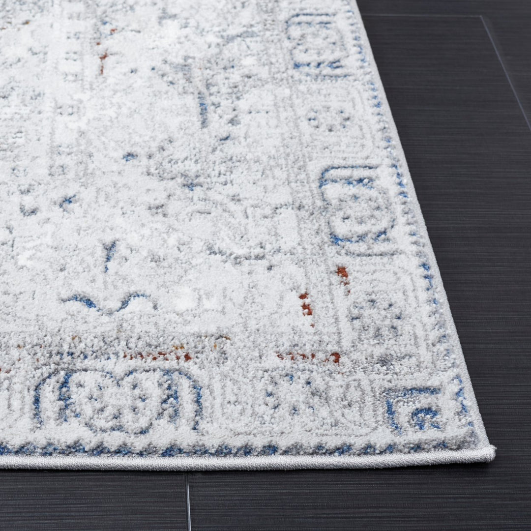 SAFAVIEH Craft Collection CFT927F Grey / Blue Rug Image 7