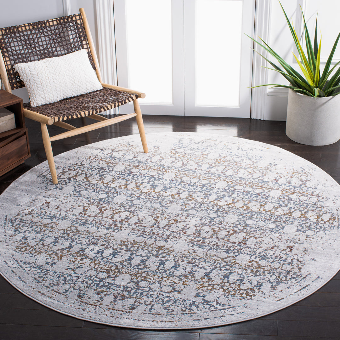 SAFAVIEH Craft Collection CFT939F Grey / Gold Rug Image 2