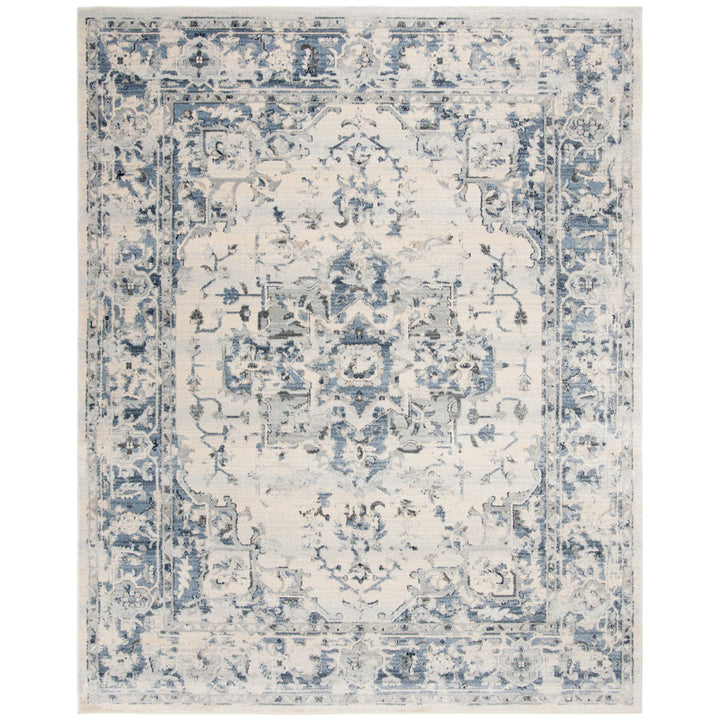 SAFAVIEH CHL411A Charleston Ivory / Navy Image 1