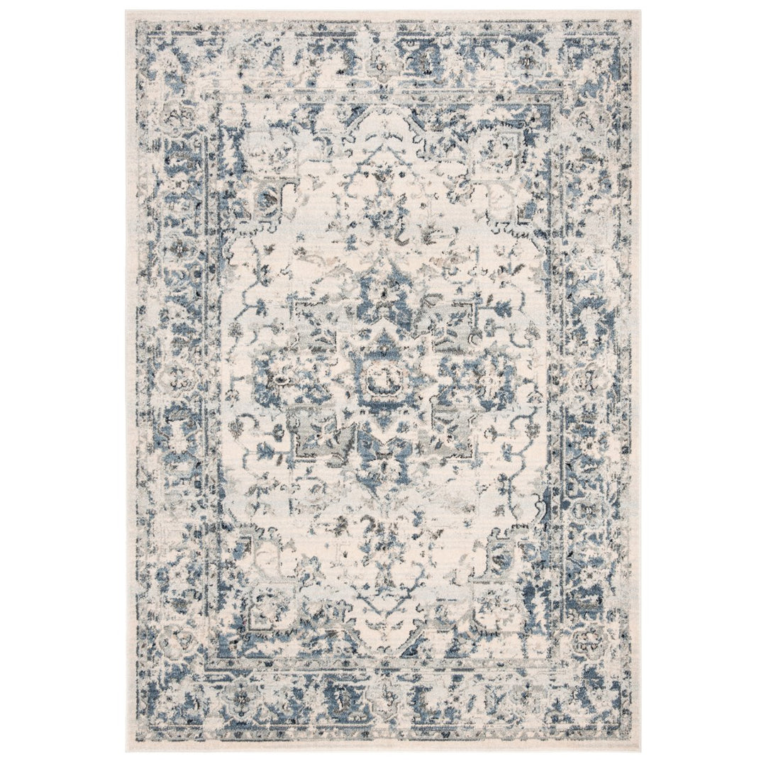 SAFAVIEH CHL411A Charleston Ivory / Navy Image 1