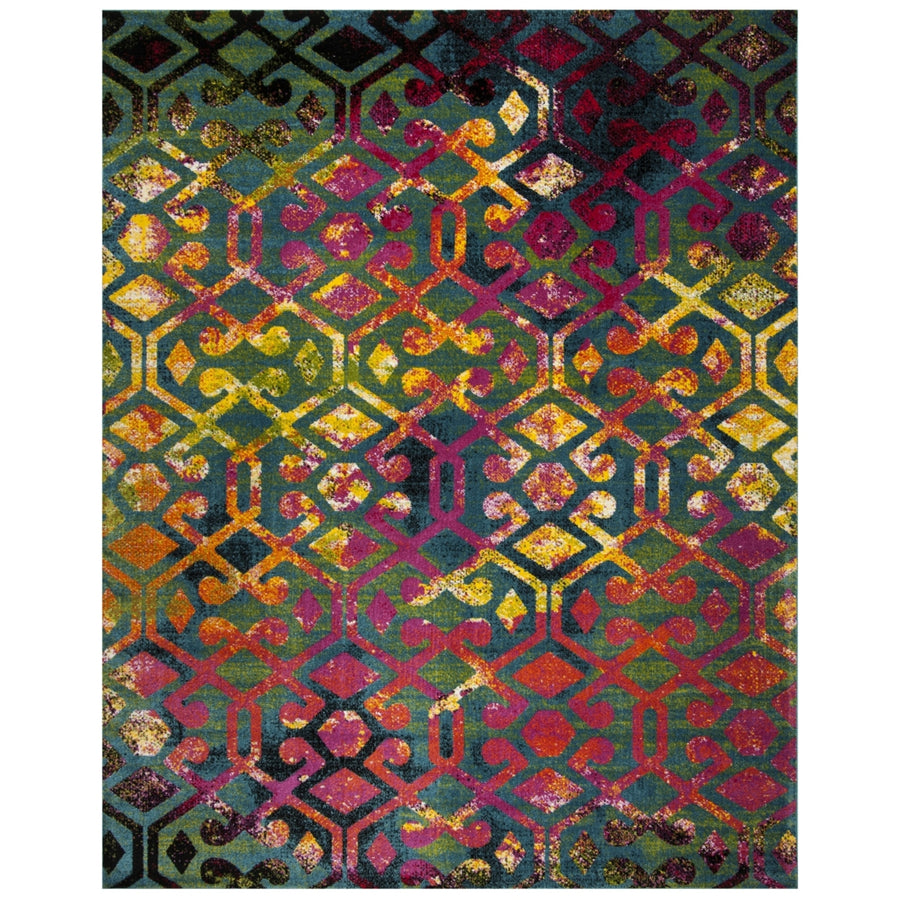 SAFAVIEH Cherokee CHR917A Light Blue / Fuchsia Rug Image 1