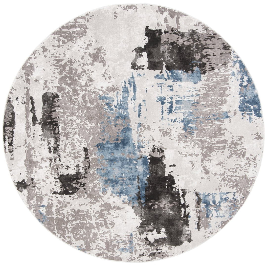 SAFAVIEH Craft Collection CFT820F Grey / Blue Rug Image 4