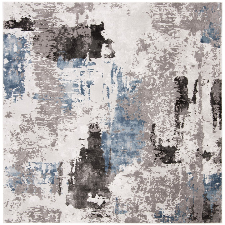 SAFAVIEH Craft Collection CFT820F Grey / Blue Rug Image 1