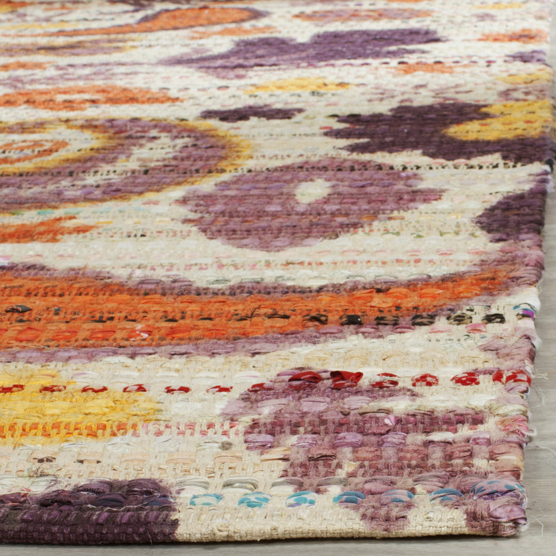 SAFAVIEH Cedar Brook CDR321D Handmade Orange / Multi Rug Image 2