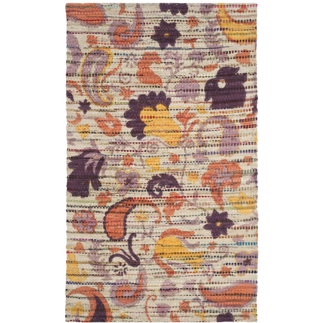 SAFAVIEH Cedar Brook CDR321D Handmade Orange / Multi Rug Image 3