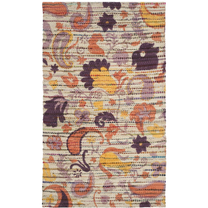 SAFAVIEH Cedar Brook CDR321D Handmade Orange / Multi Rug Image 3