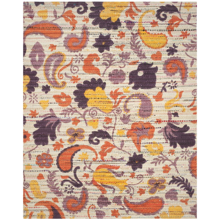 SAFAVIEH Cedar Brook CDR321D Handmade Orange / Multi Rug Image 4