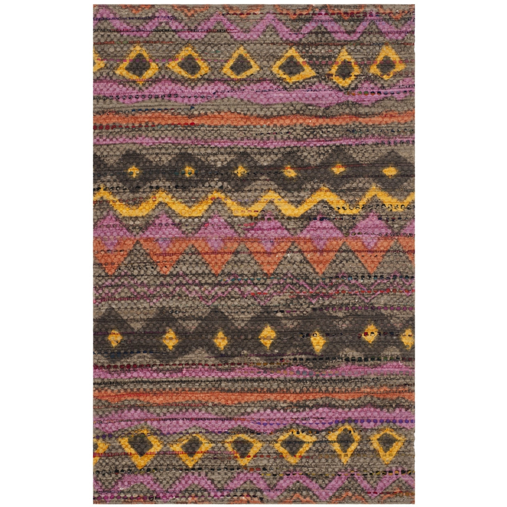 SAFAVIEH Cedar Brook CDR322C Handmade Brown / Multi Rug Image 2