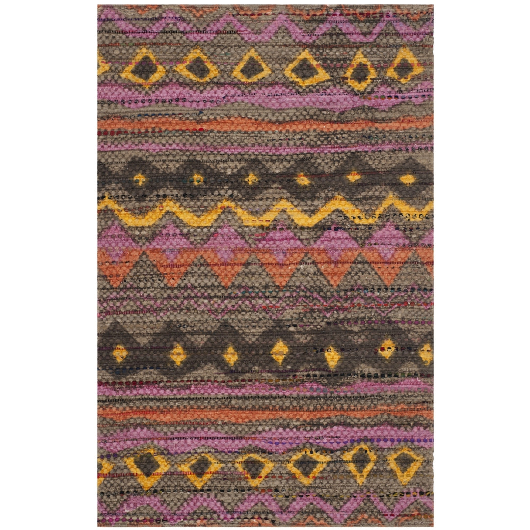 SAFAVIEH Cedar Brook CDR322C Handmade Brown / Multi Rug Image 2