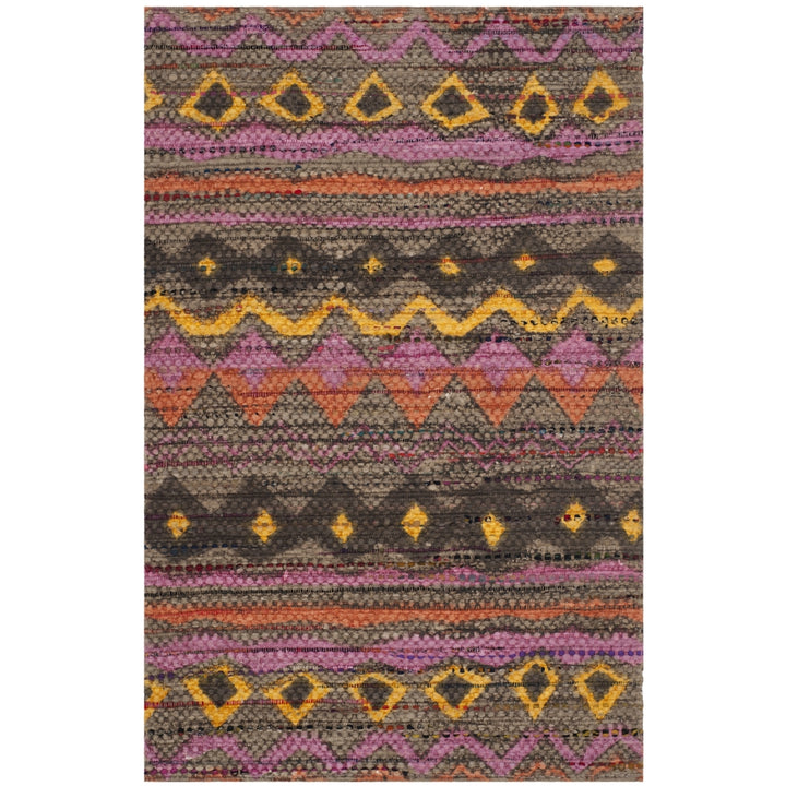 SAFAVIEH Cedar Brook CDR322C Handmade Brown / Multi Rug Image 2