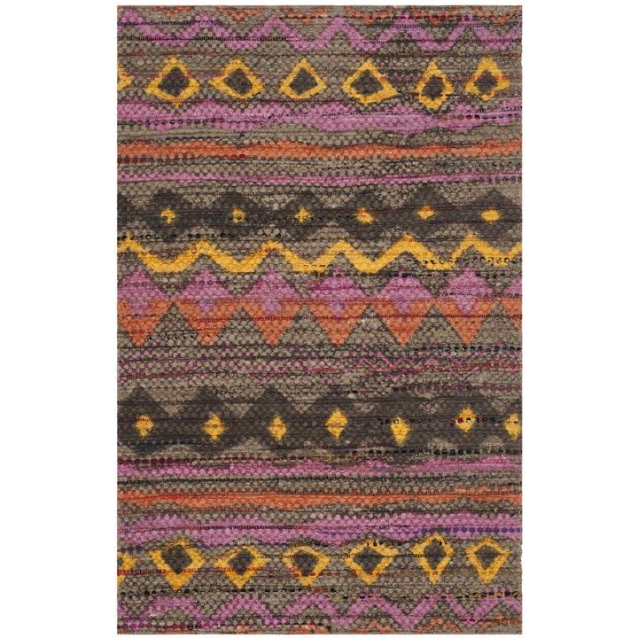 SAFAVIEH Cedar Brook CDR322C Handmade Brown / Multi Rug Image 1