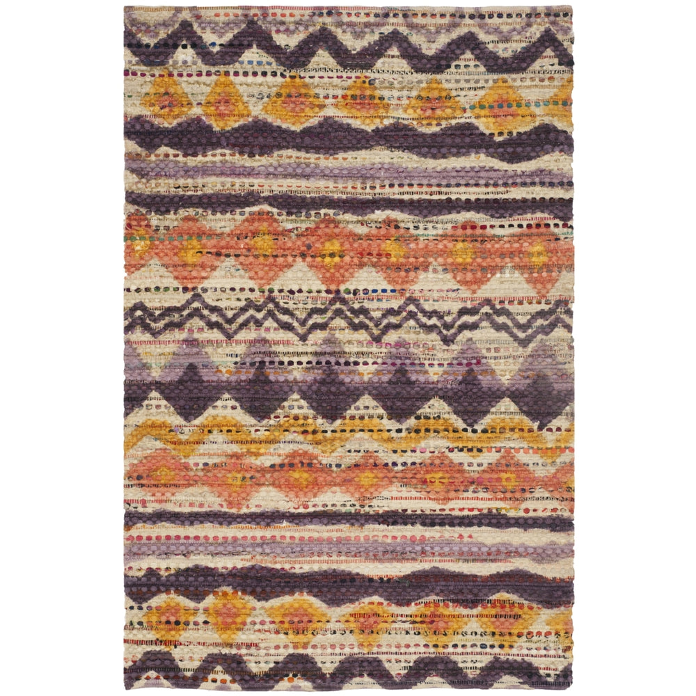 SAFAVIEH Cedar Brook CDR322D Handmade Orange / Multi Rug Image 2