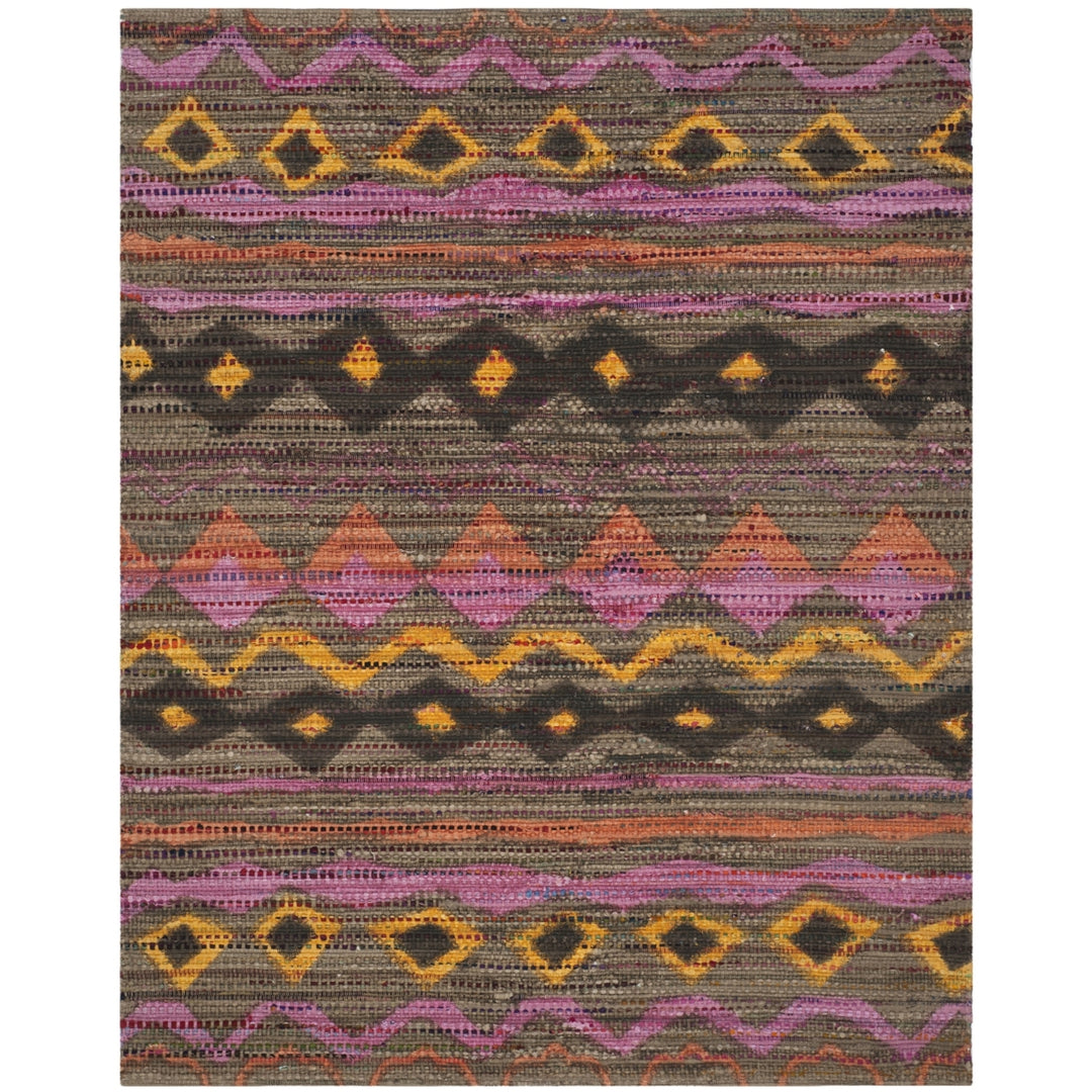 SAFAVIEH Cedar Brook CDR322C Handmade Brown / Multi Rug Image 5