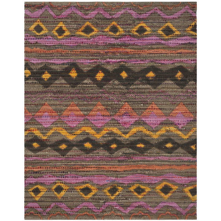 SAFAVIEH Cedar Brook CDR322C Handmade Brown / Multi Rug Image 5