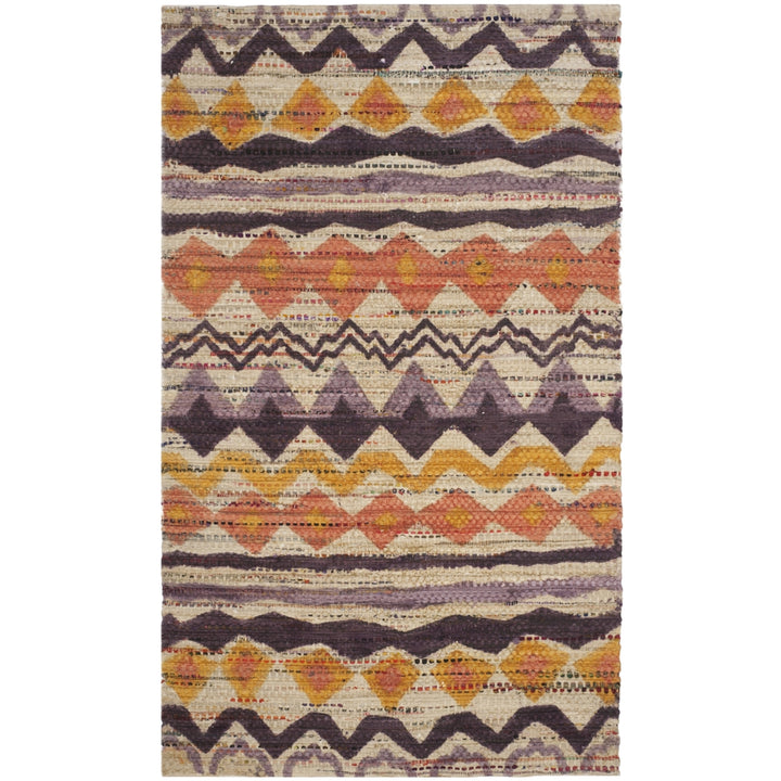 SAFAVIEH Cedar Brook CDR322D Handmade Orange / Multi Rug Image 4