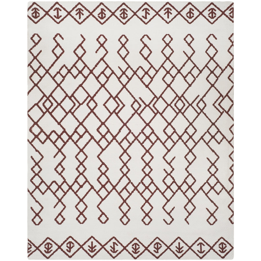 SAFAVIEH Cedar Brook CDR501D Handmade Ivory / Rust Rug Image 1