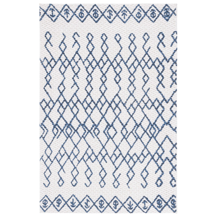 SAFAVIEH Cedar Brook CDR501C Handmade Ivory / Navy Rug Image 8