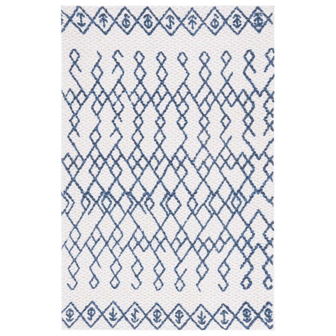 SAFAVIEH Cedar Brook CDR501C Handmade Ivory / Navy Rug Image 1