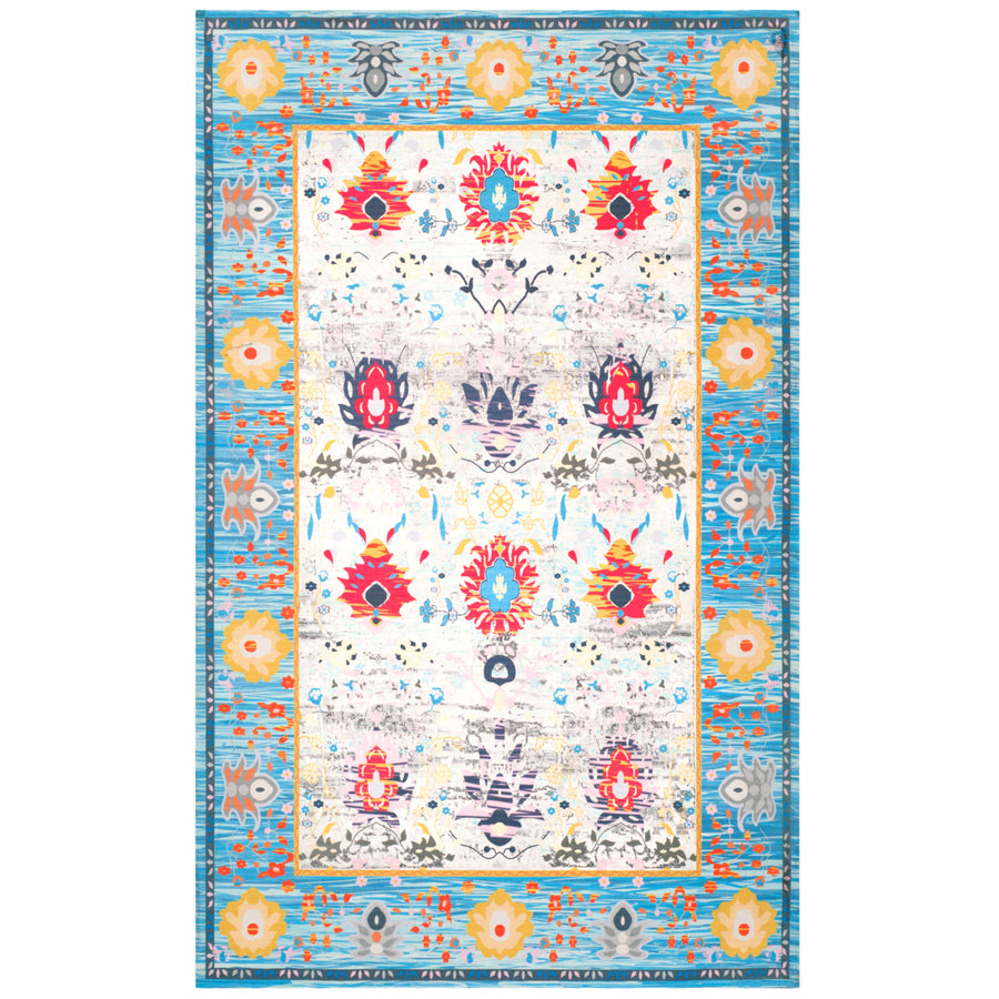 SAFAVIEH CDR602A Cedar Brook Blue / Light Grey Image 1