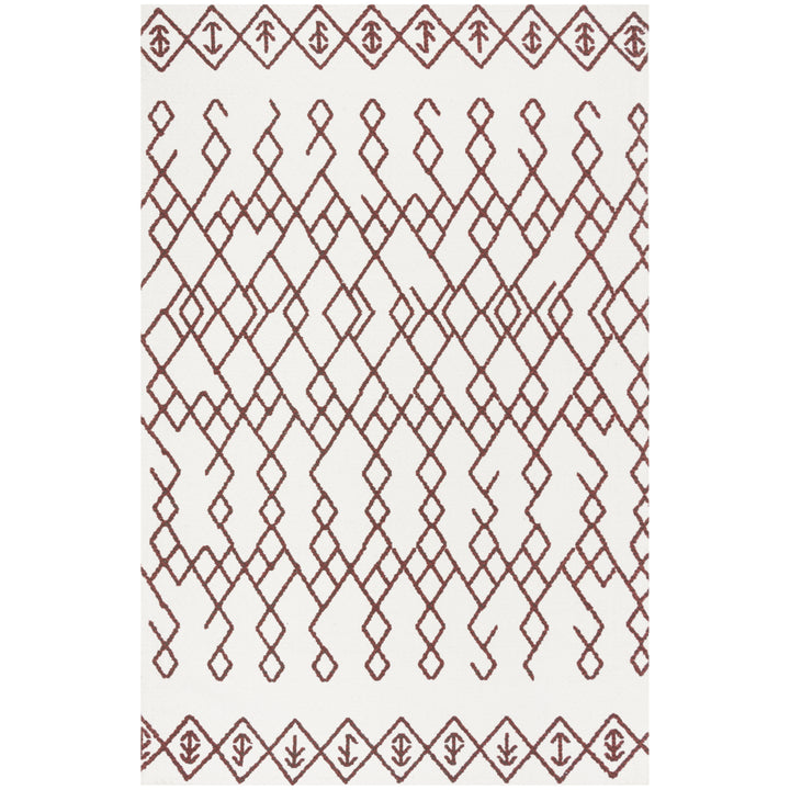 SAFAVIEH Cedar Brook CDR501D Handmade Ivory / Rust Rug Image 10