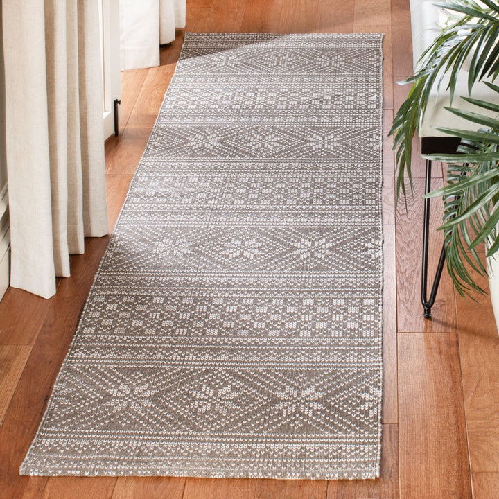 SAFAVIEH Cedar Brook CDR711F Handmade Grey / Ivory Rug Image 2