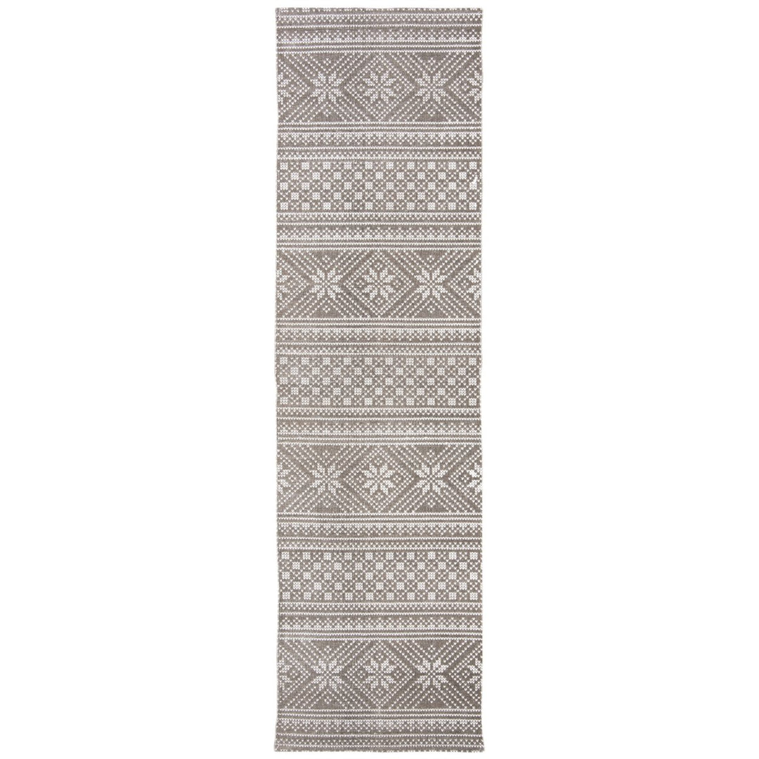 SAFAVIEH Cedar Brook CDR711F Handmade Grey / Ivory Rug Image 1